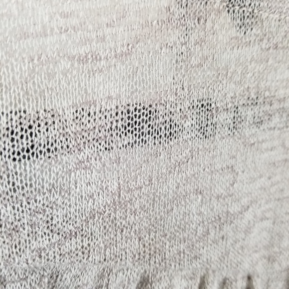 Zoa tan beige cape poncho sweater small v neck - Picture 8 of 8